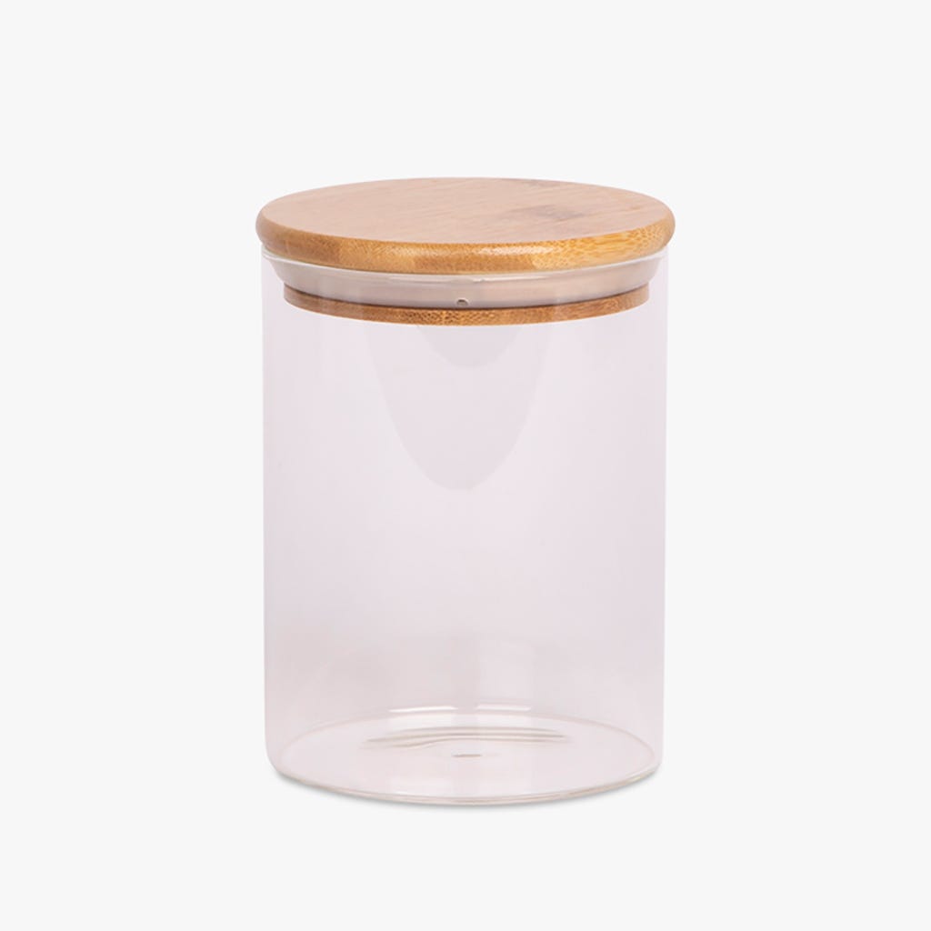 Caixa Glass Bambu/Vidro 0,7L