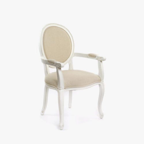 Cadeira de braços branco VIENA